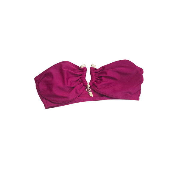 Rubylishious 
Women's high waisted bikini set
Top and bottoms 
Large 
Burgundy - Picture 2 of 5